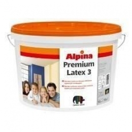 Аlpina Premiumlatex 3 B3 4,7 л (Краска интерьерная моющаяся матовая) (прозора) (862089)