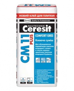 Клей для плитки СМ 11 /25 кг PLUS (54) Ceramic