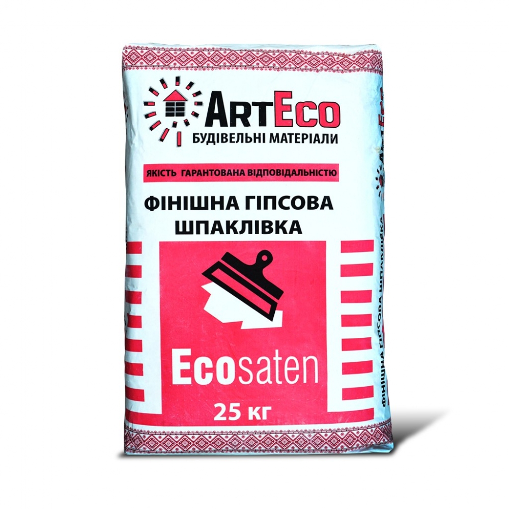 Шпаклевка чистовая ARTECO ECOSATEN 25 кг (40шт) - 19405