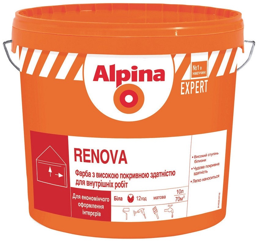 Alpina Renova 2,5 л (Краска интерьерная матоваяя) (831162) - 19507