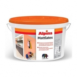 Аlpina Mattlatex 5 л (Краска интерьерная влагостоякая матовая) (831313)