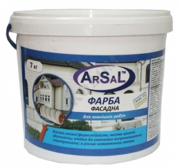 Краска фасадная ArSal 1л (1,4кг)